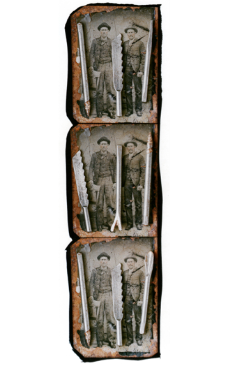 Doug Clark, Tools, 1988, photographie couleur, tirage chromogène, 100 x 30 cm.