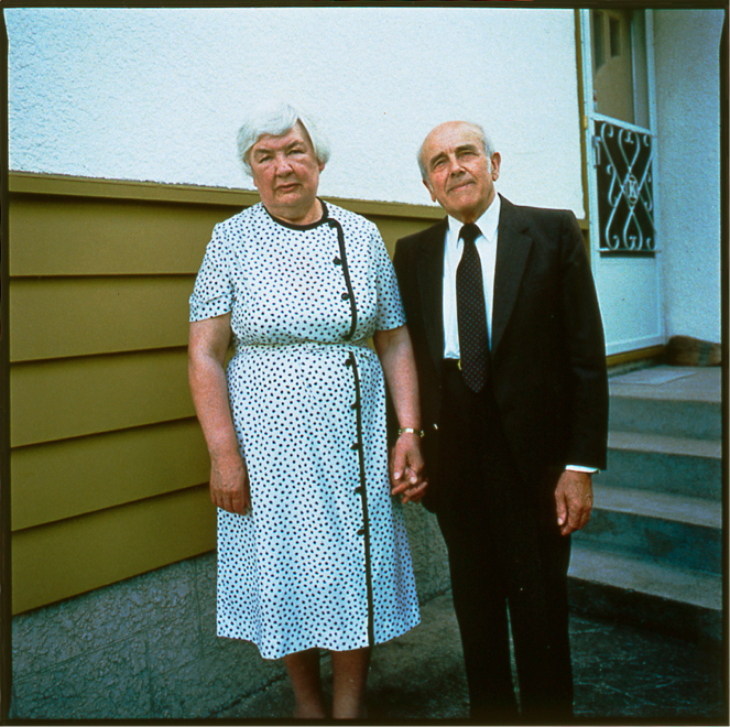 Ernie Kroeger, Mom and Dad, 1990, photo couleur, tirage chromogène, 70 x 70 cm.