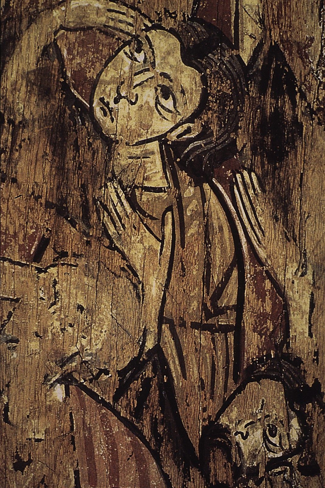 Ensemble 4, détail 3 (Porte à contrejour), tirage argentique noir et blanc, 53 cm x 76 cm