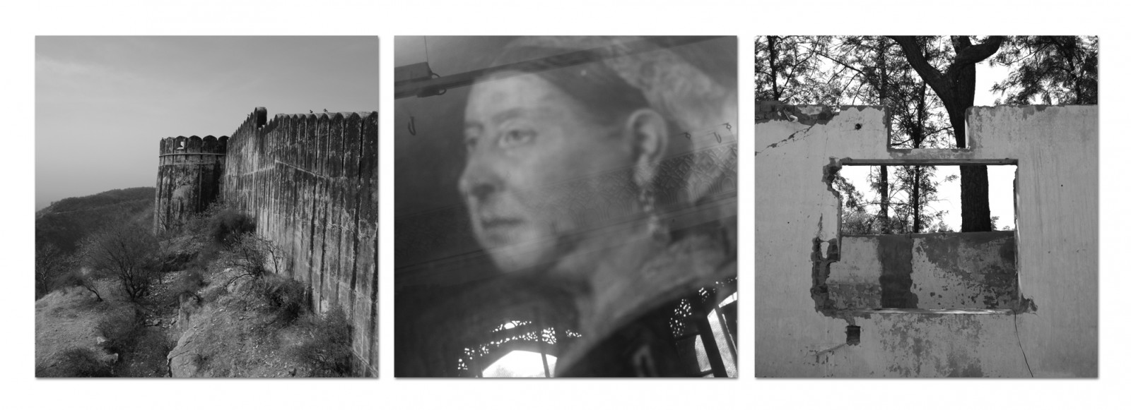 Triptyque 1, impressions au jet d’encre, 61 cm X 193 cm.
